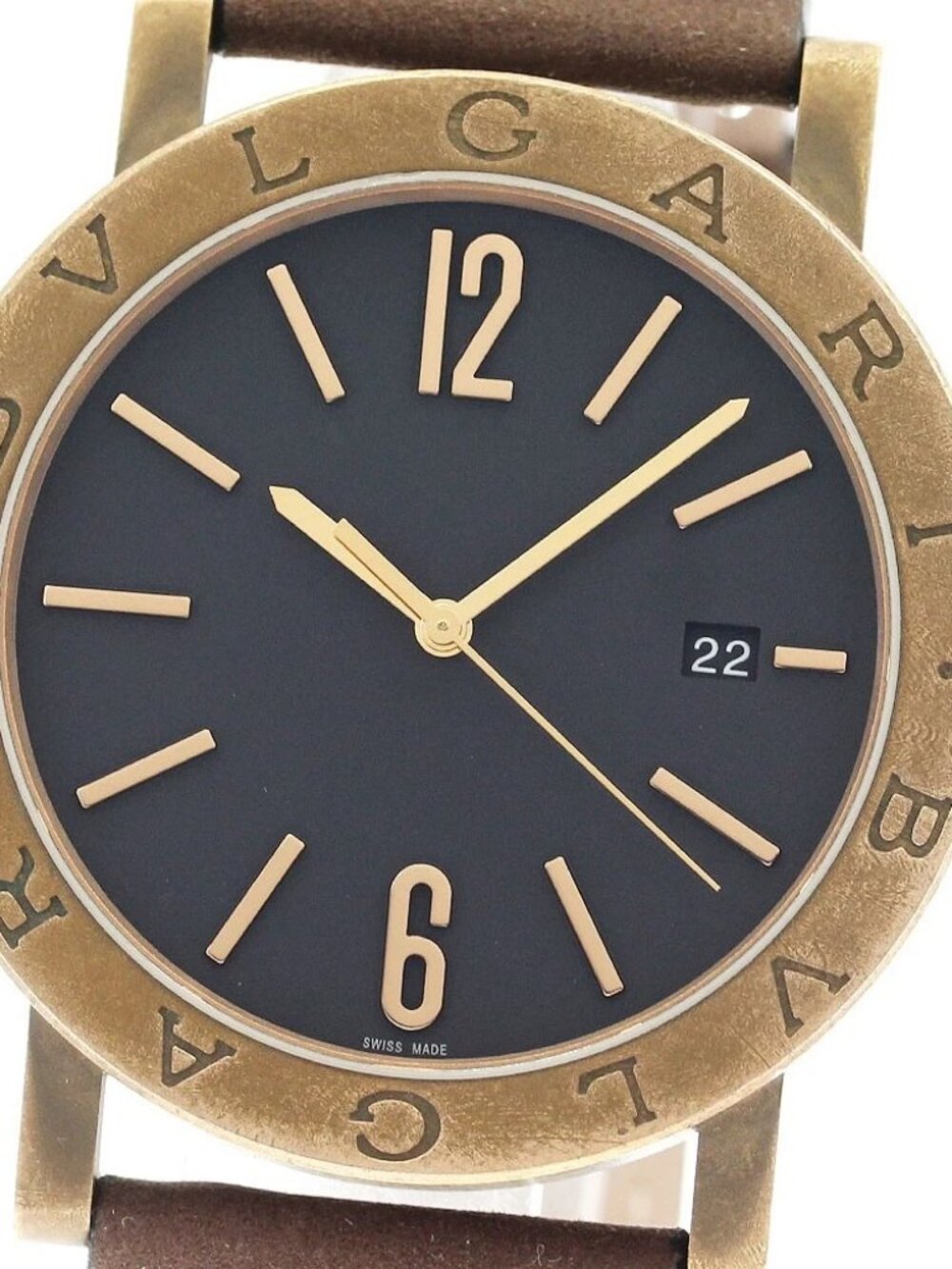 BVLGARI Solo tempo BB41B Black Dial Automatic Men's Watch_906463
